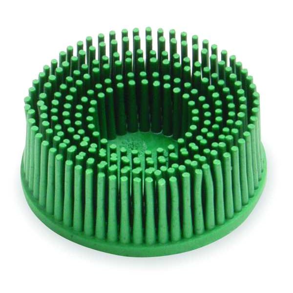 ScotchBrite Tapered Bristle Disc, 2 In Dia, 50G 7000000742 Zoro