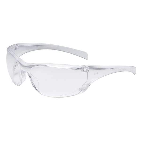 3M Safety Glasses, Wraparound Clear Polycarbonate Lens, Scratch-Resistant 11819-00000-20