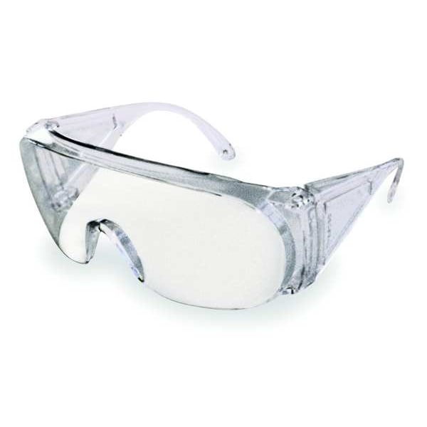 Honeywell Uvex Safety Glasses, Wraparound Clear Polycarbonate Lens, Uncoated S301CS