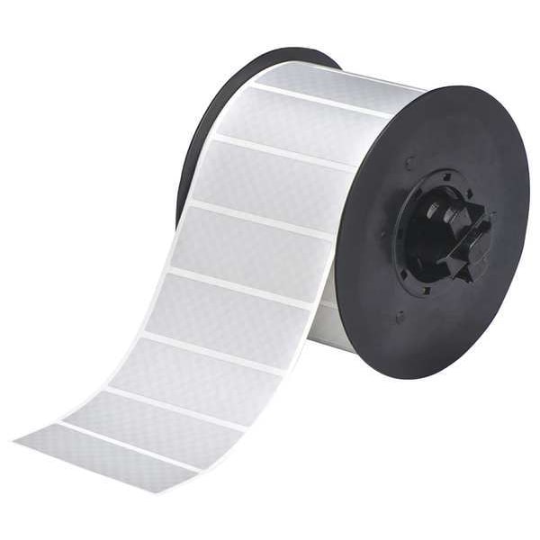 Brady Label Tape Roll, Metallic Silver, Labels/Roll 1225 B3018438 Zoro
