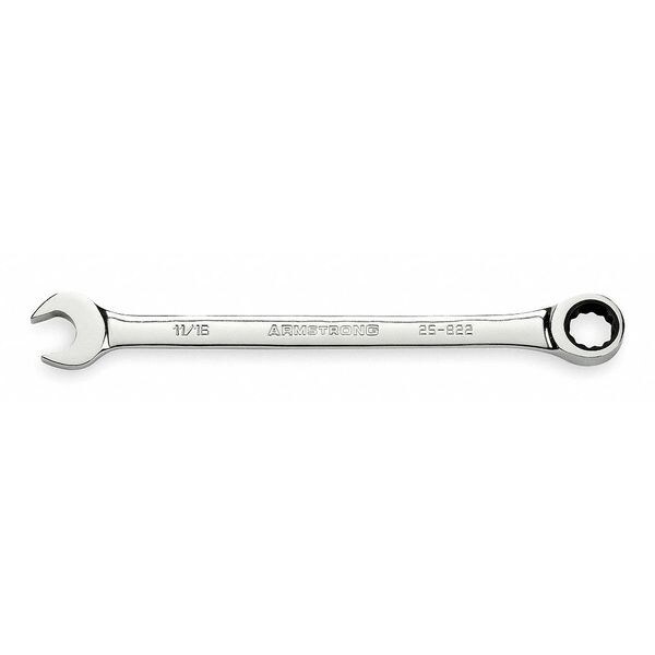 Armstrong Industrial Hand Tools Ratcheting Combination Wrench, 11/32 in. 25811 Zoro