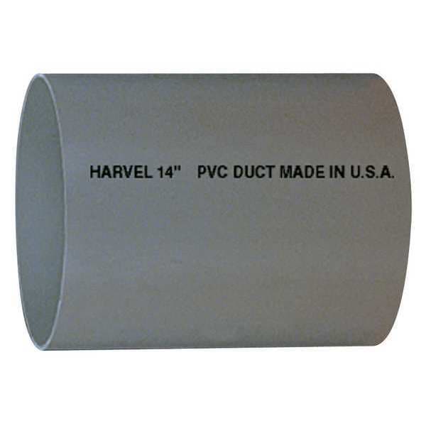 Harvel Round Duct Pipe, 6 in Duct Dia, 6 5/8 in W, 10 ft. L, 6 5/8 in H HGUC0601PG1000