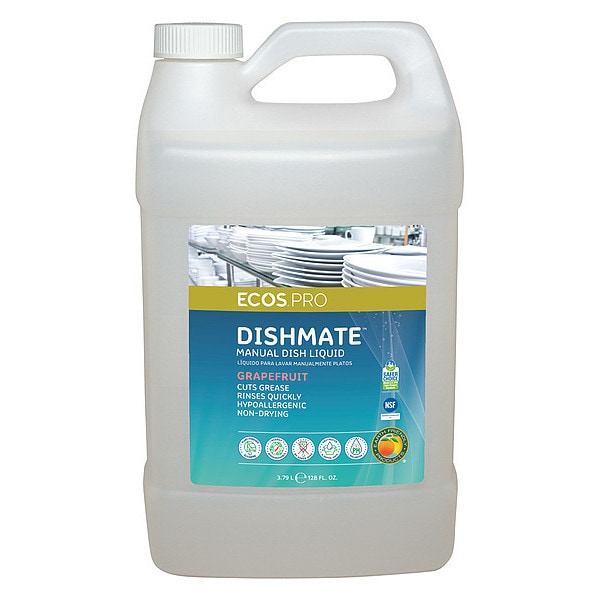 Ecos Pro Liquid Dish Detergent, 1 gal., Grapefruit PL9722/04