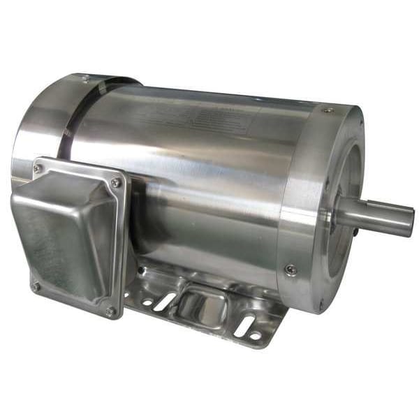 Dayton Washdown Motor, 3 Ph, TEFC, 2 HP, 1750 rpm 6WY46 | Zoro
