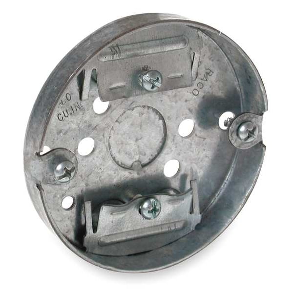 Raco 292 2.82 Electrical Box, Round Ceiling Pan, 1 gang