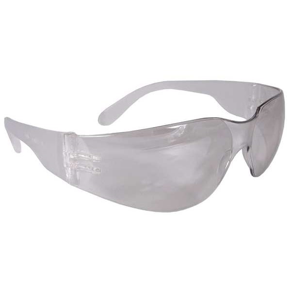 Radians Safety Glasses, Wraparound I/O Polycarbonate Lens, Scratch