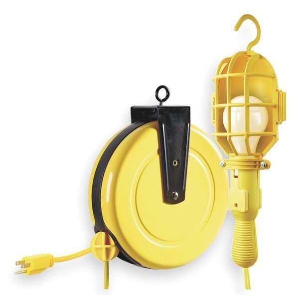 Lumapro LUMAPRO Incandescent Cord Reel Light 6X755 Zoro