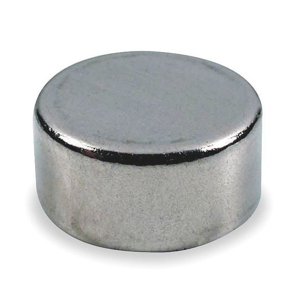 Zoro Select Disc Magnet, Neodymium, 7 lb. Pull 6YA39 | Zoro