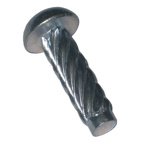 Zoro Select U-Drive Screw, #12 Thread Size, Zinc Plated Steel, 153/1000 Head Ht, 3/4 in Lg, 100 PK DS-1212-100