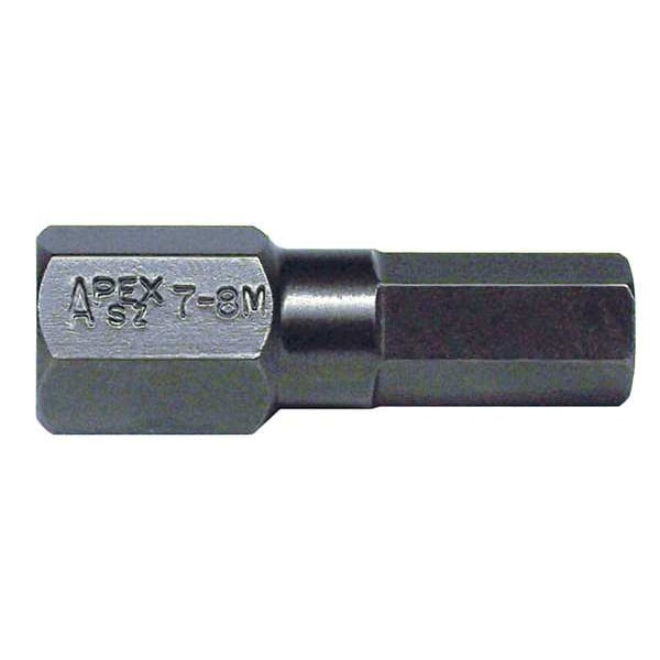 Apex Tool Group Torsion Bit, Metric, 7/16