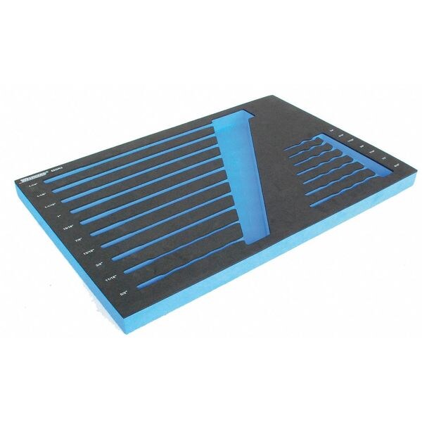 Westward Foam Insert, EVA, Black/Blue, For 4PL92 6ZGR3