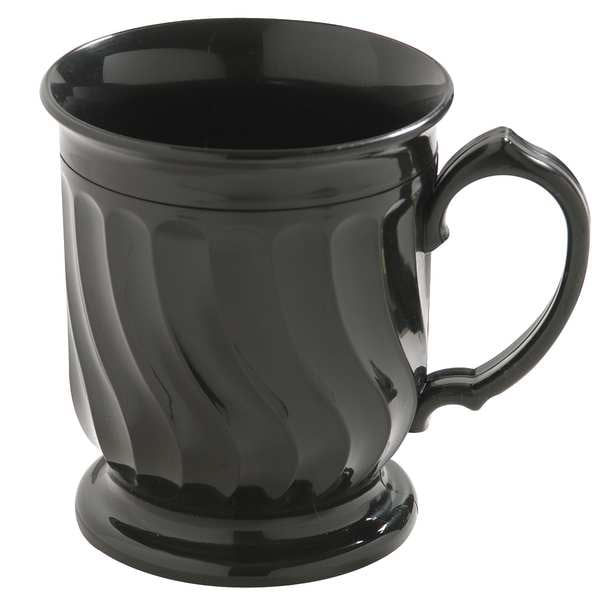Dinex Mug,8 fl oz,Onyx,PK48 DX300003 Dinex DX300003 8 oz
