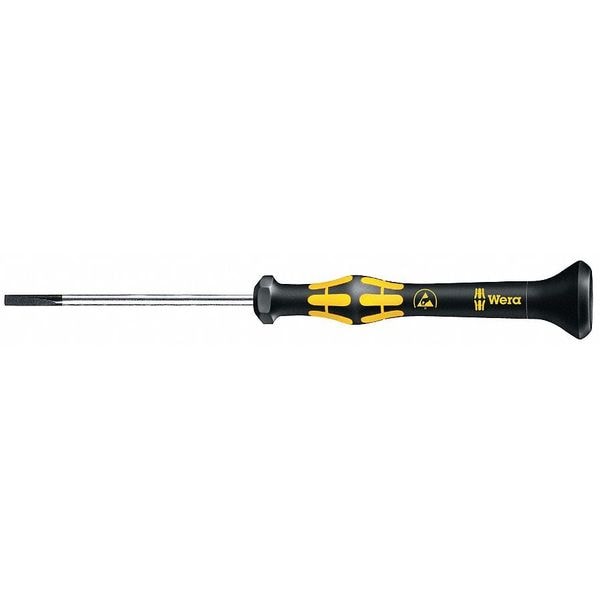 Wera ESD-Safe Precision Slotted Screwdriver 1/16 in Round 05030101001