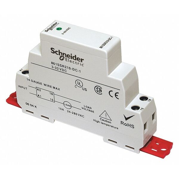 Schneider Electric 861SSRA208DC1 31.08 Solid State Relay, 3 to 32VDC