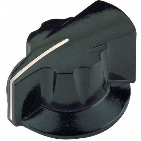 Davies Pointed Control Knob, 1/4" Thread Size, 0.56"L, GP Phenolic