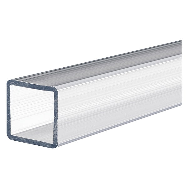 Zoro Select Clear Polycarbonate Tube Stock 2 ft L BULK-RPT-PC-10