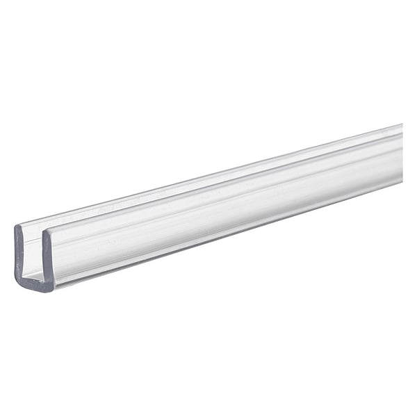 Usa Sealing BULKUCPC10 2.43 Polycarbonate U Channel Stock , 36" L