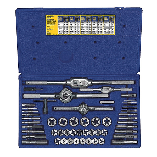 Irwin Three Piece Tap Kit, 7/16"14, HCS 2639 Zoro