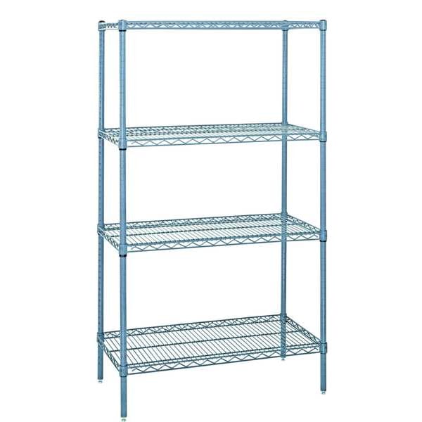 Quantum Storage Systems Wire Shelving, 36 in Overall Depth WR633672GY