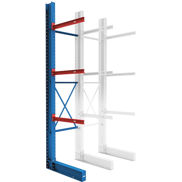 Steel King Cantilever Rack, Load Capacity 18,530 lb IBCSS192048A Zoro