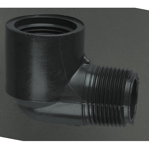 Westlake Pipe & Fittings 90 Elbow, Polyethylene, 1/2 in, NPT, SCH 40