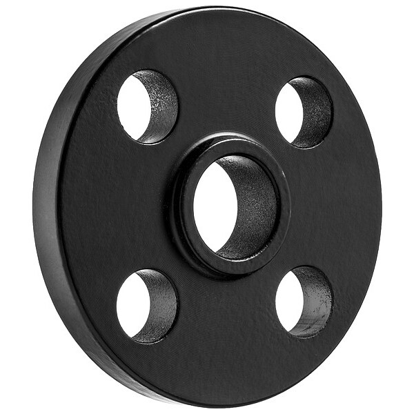 thumbnail image 2 of Zoro Select 4Nxv9 Cast Iron Base Flange – For 1.5 Inch Pipe, Round, Zinc-Plated, Gray, Structural Pipe Fitting 2 of 6