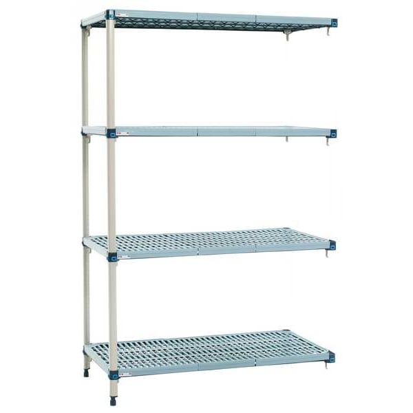 Metro Shelf Plastic Industrial Shelving (4) AQ556G3 Zoro