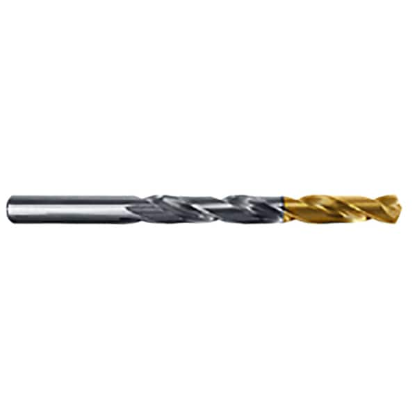 Cle-Line 135° Heavy-Duty TiN-Tipped Cobalt Jobber Length Drill Cle-Line 1501-TT TiN Tipped HSS-CO RHS/RHC #23 C66077