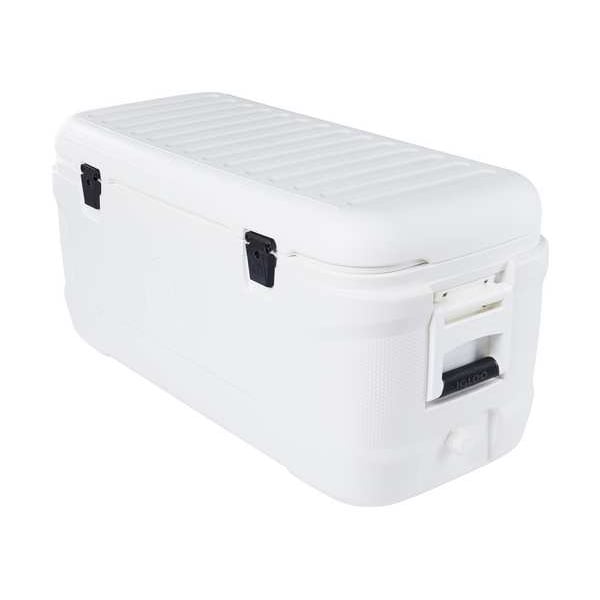 Igloo Cooler, 120qt., White, Plastic 50073 Zoro