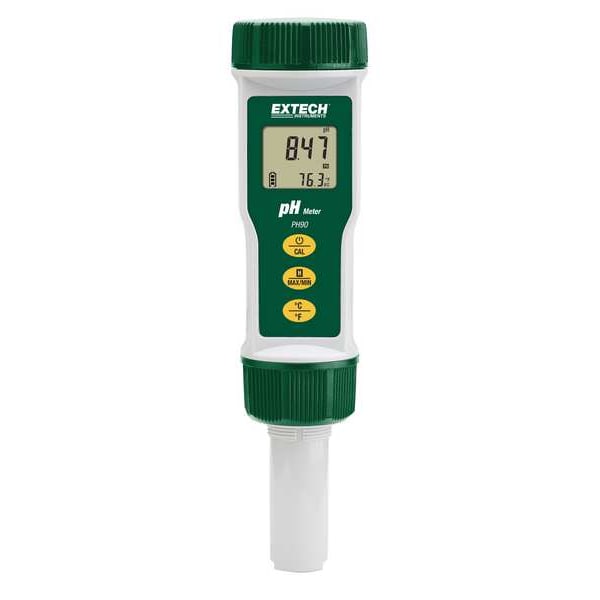Extech Water Quality Meter, IP57, 0.01 pH PH90