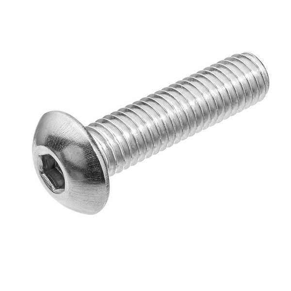 Usa Industrials M10-1.50 Socket Head Cap Screw, Passivated 316 Stainless Steel, 16 mm Length, 10 PK ZSCRW-190