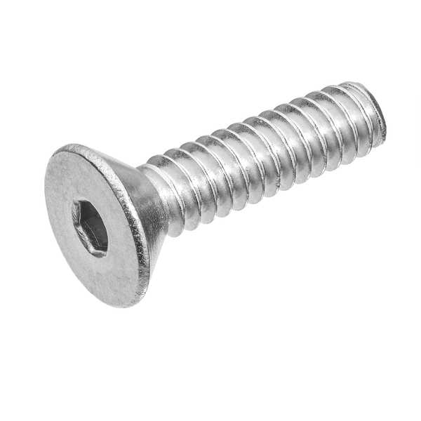 Usa Industrials #10-32 Socket Head Cap Screw, Passivated 316 Stainless Steel, 7/8 in Length, 10 PK ZSCRW-585