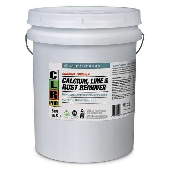 Clr Pro Calcium, Lime/Rust Remover, 5 gal, Bucket G-FM-CLR-5PRO | Zoro