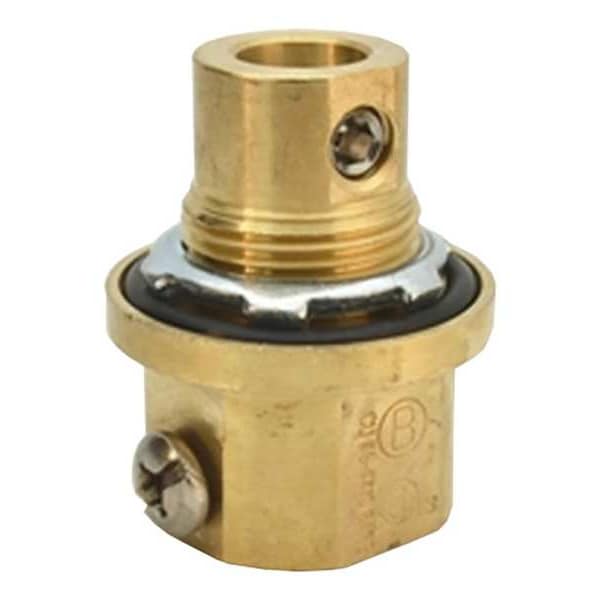 Bridgeport Fittings Grounding Lug Hubs, Brass, 3/4" Trade Size MCH075