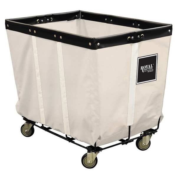 Royal Basket Trucks Basket Truck, Wire Base, Canvas, 600 lb R16-CCW-PWA-3UNT