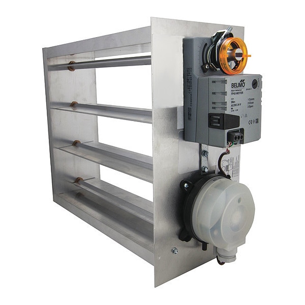 Io Hvac Controls Bypass Damper, Electronic, 30x18" EB3018 Zoro