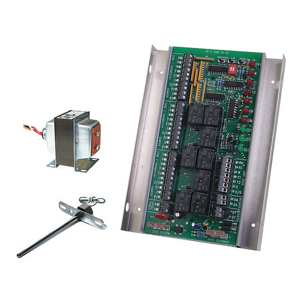 Io Hvac Controls Zone Panel Kit, 3 Zone, 3H/2C ZP3HPSKIT Zoro