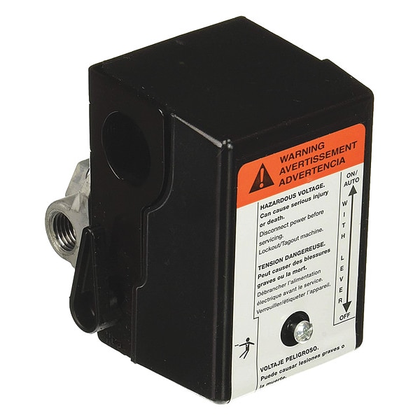 INGERSOLL RAND Pressure Switch,5 HP,Single Phase (23474653) Zoro
