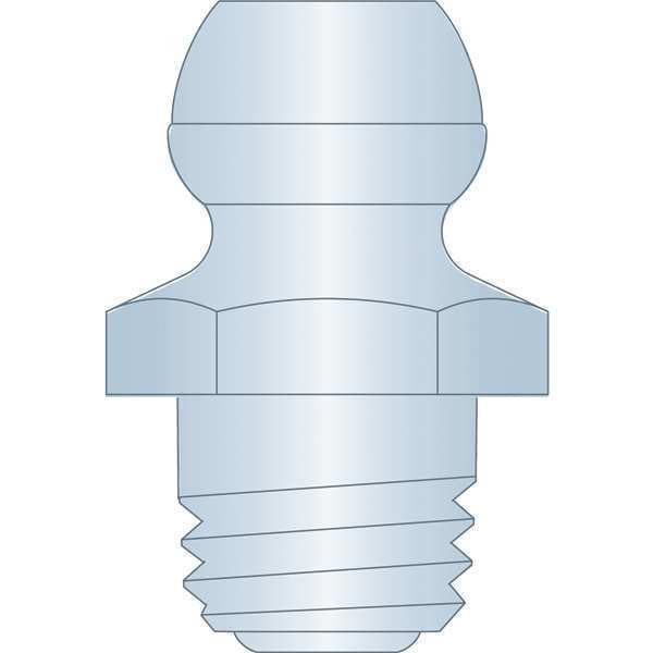 Lincoln Grease Fitting Zerk, 1/4"28 SAELT L1641N Zoro
