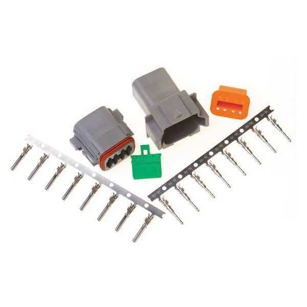 TECHFLEX INC Deutsch,Connector Kit,8 Pin (DT08GY) Zoro