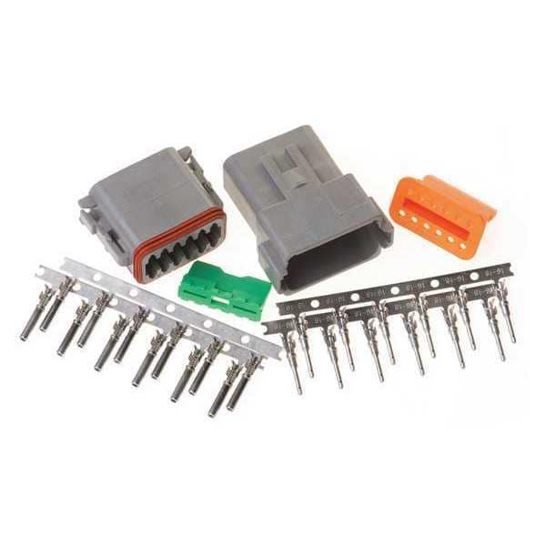 Techflex Deutsch, Connector Kit, 12 Pin DT12GY Zoro