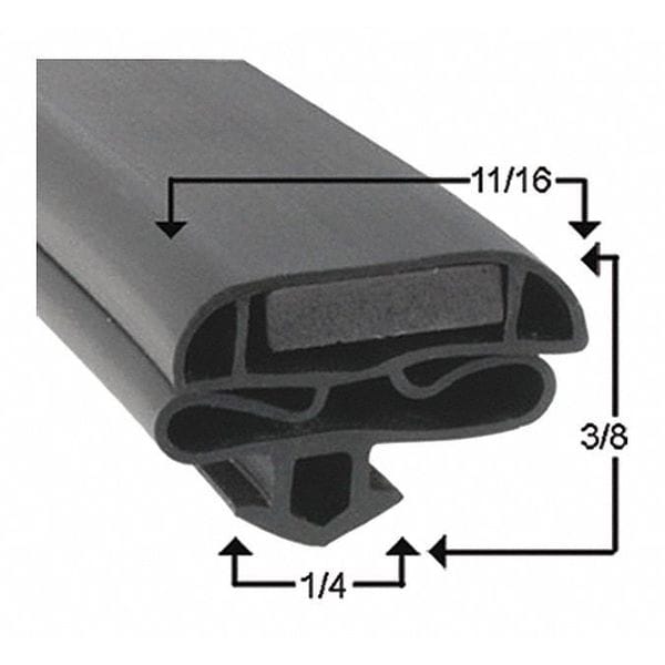 Anthony Door Gasket, 287/8" x 727/8" 02147990001 Zoro