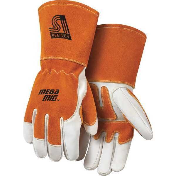Steiner MIG Welding Gloves, Cowhide Palm, 2XL, PR 02162X Zoro