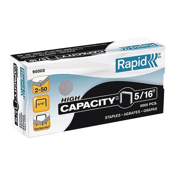 Rapid Staples, High Capacity, 5/16", PK5000 90003