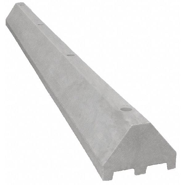 Plastics R Unique Truck Parking Block, Gray, 8 ft., Spikes 71096TBG