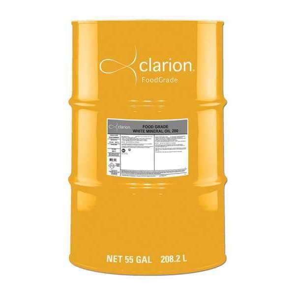 Clarion 55 Gal. Food Grade White Mineral Oil 200 633512009001 Zoro