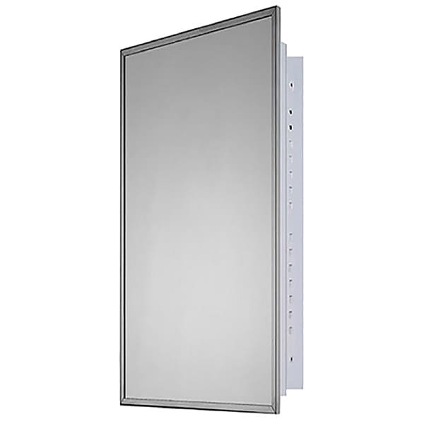 Ketcham 16" x 30" Deluxe Recessed Mounted SS Framed Medicine Cabinet 173