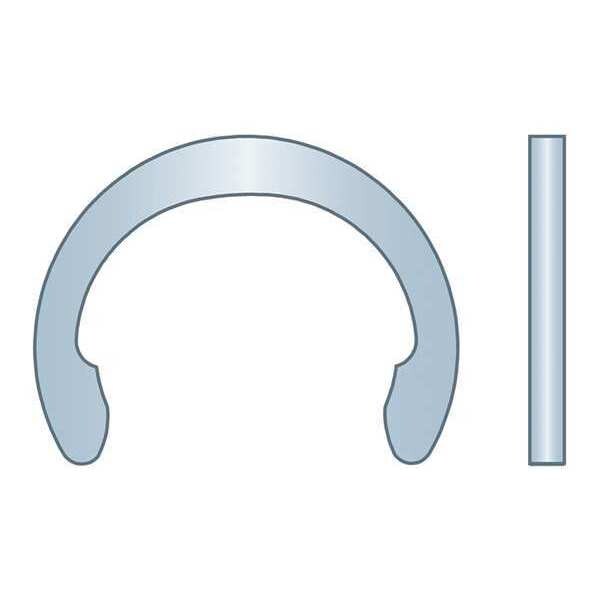 Rotor Clip External Retaining Ring, Steel Zinc Plated Finish, 5 mm
