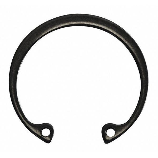 Rotor Clip Internal Retaining Ring, Steel, Black Phosphate Finish, 1.