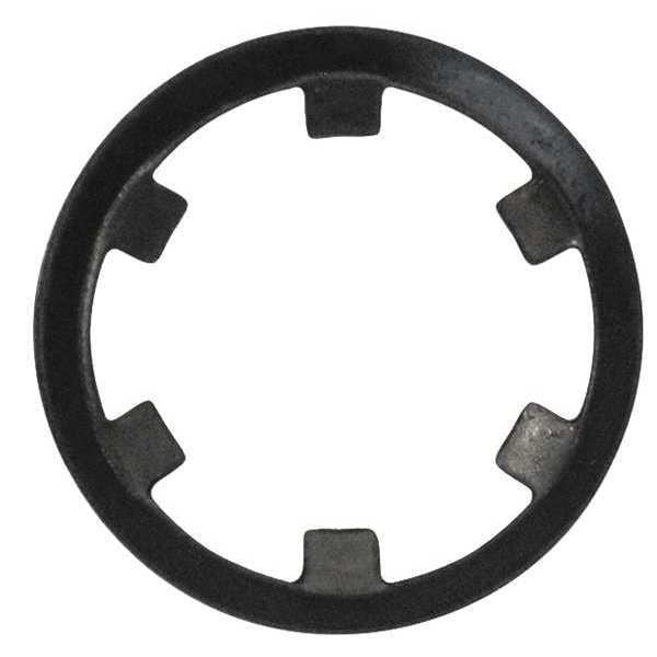 Rotor Clip External PushOn Retaining Ring, Steel Black Phosphate
